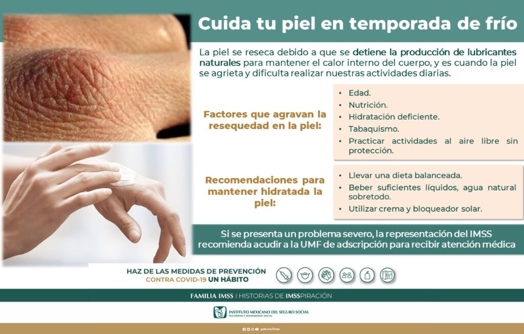 Una nutrición e hidratación deficiente pueden generar resequedad en la